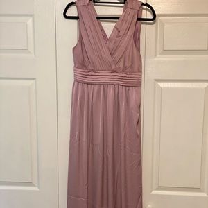 Geode Empire waist full-length dress